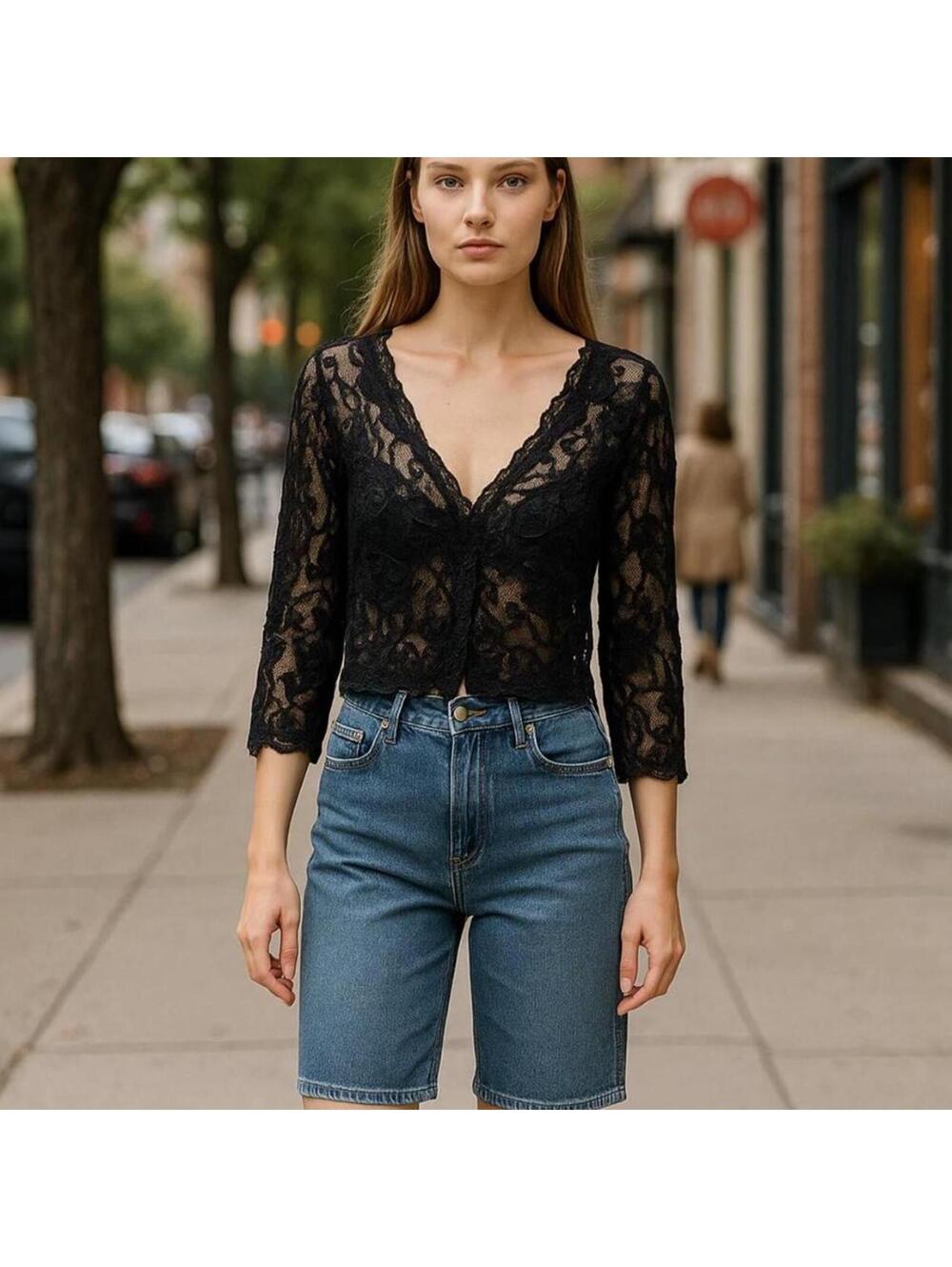 Women's Black Blous